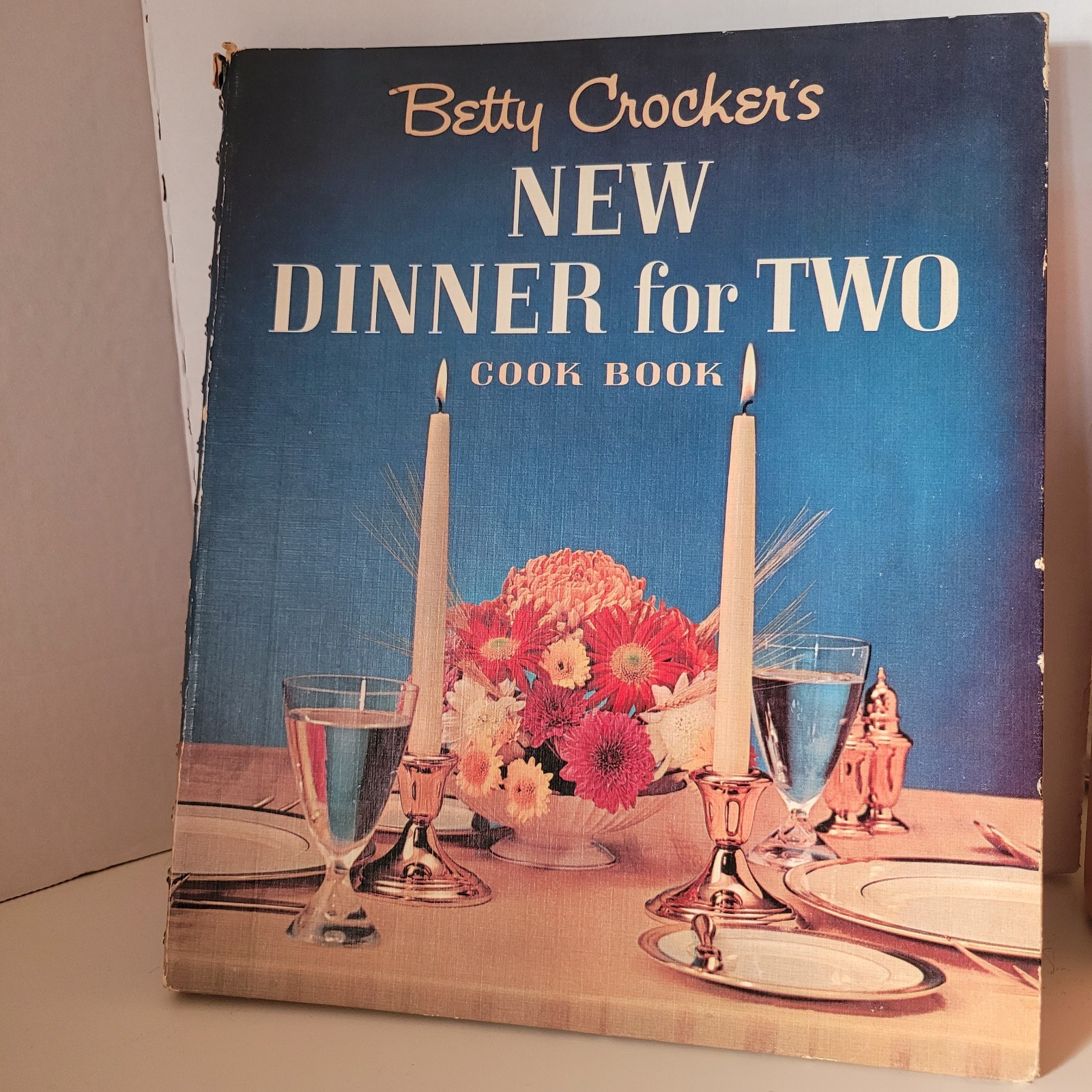 Betty Crocker’s Dinner for Two Cookbook 1964 Spiral Bound Vintage Hardcover Antq