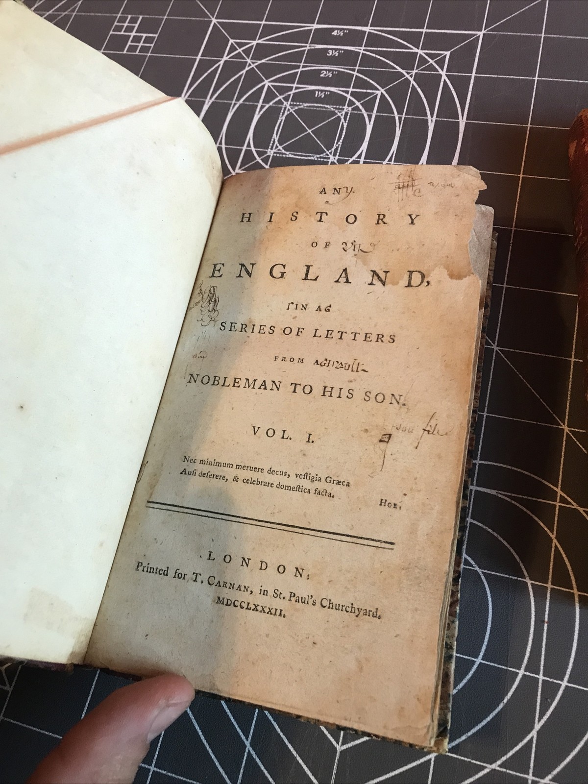 Antique 1782 An History Of England In 2 Volumes T. Carnan Extremely Rare Books!!