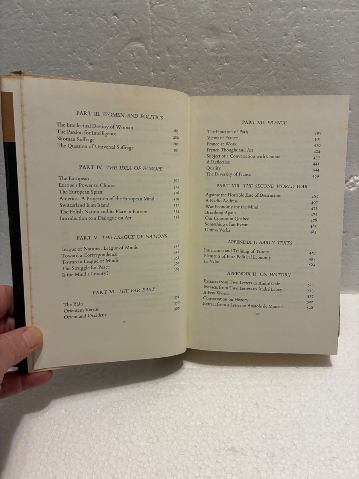 HISTORY and POLITICS by Paul Valery, 1962, Bolligen Series XLV