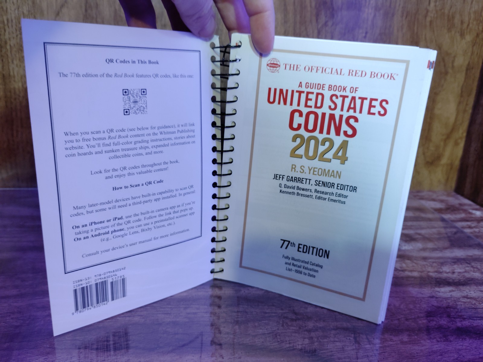 2024 Official Red Book US Coins 77th Edition Spiral Whitman Yeoman Garrett Price