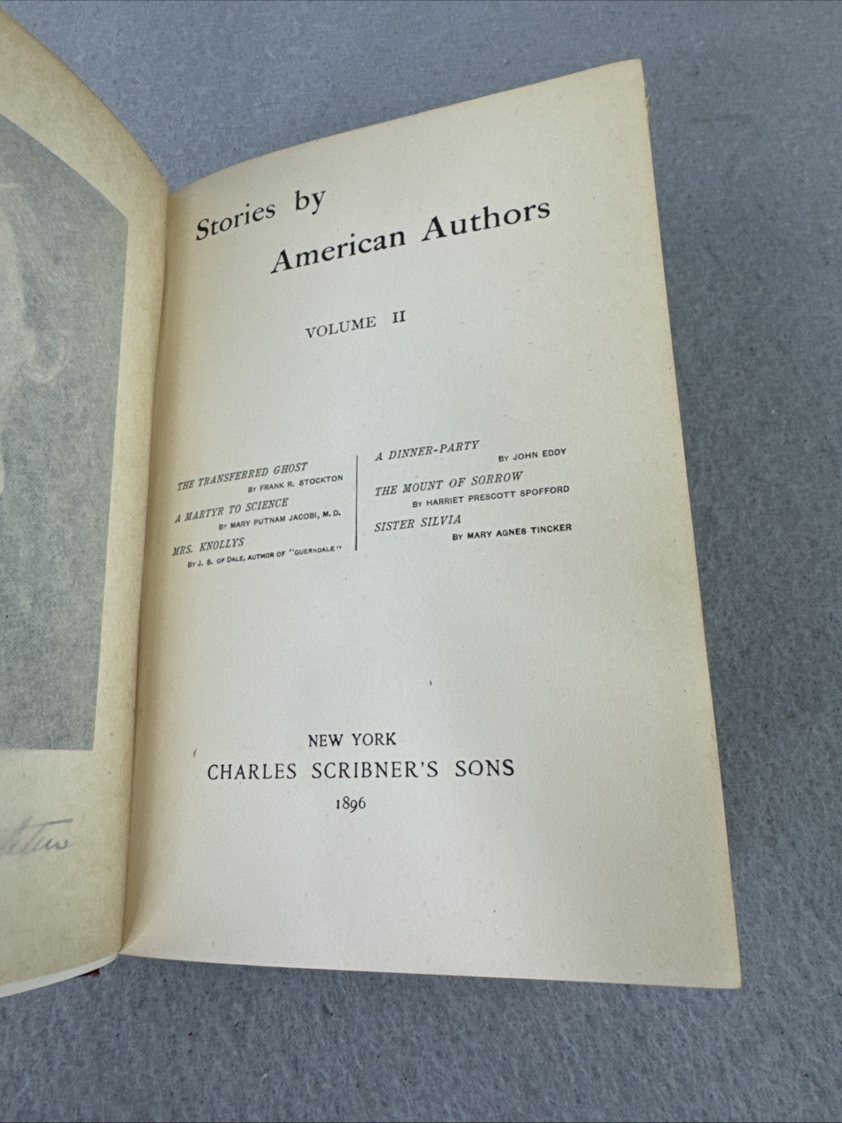 Stories of American Authors 1896 Vol. 1-3 + 9 HC Charles Scribners Antique