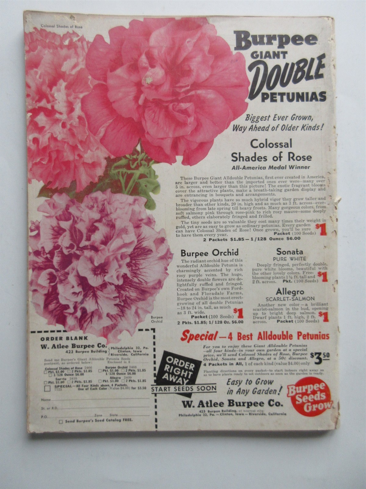 Flower Grower Magazine Vintage March 1953 Spring Planting, Better Soil