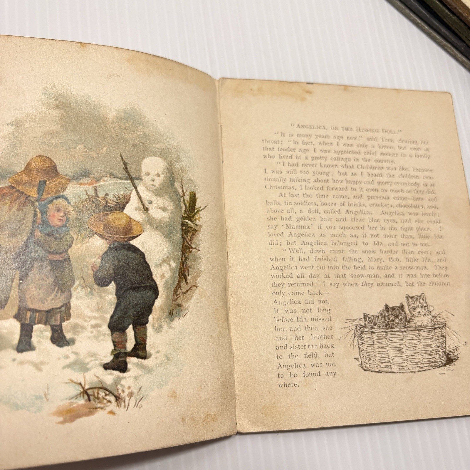 6 Victorian Children’s Books, Chromolithograph, Ernest Nister/E.P. Dutton – CB