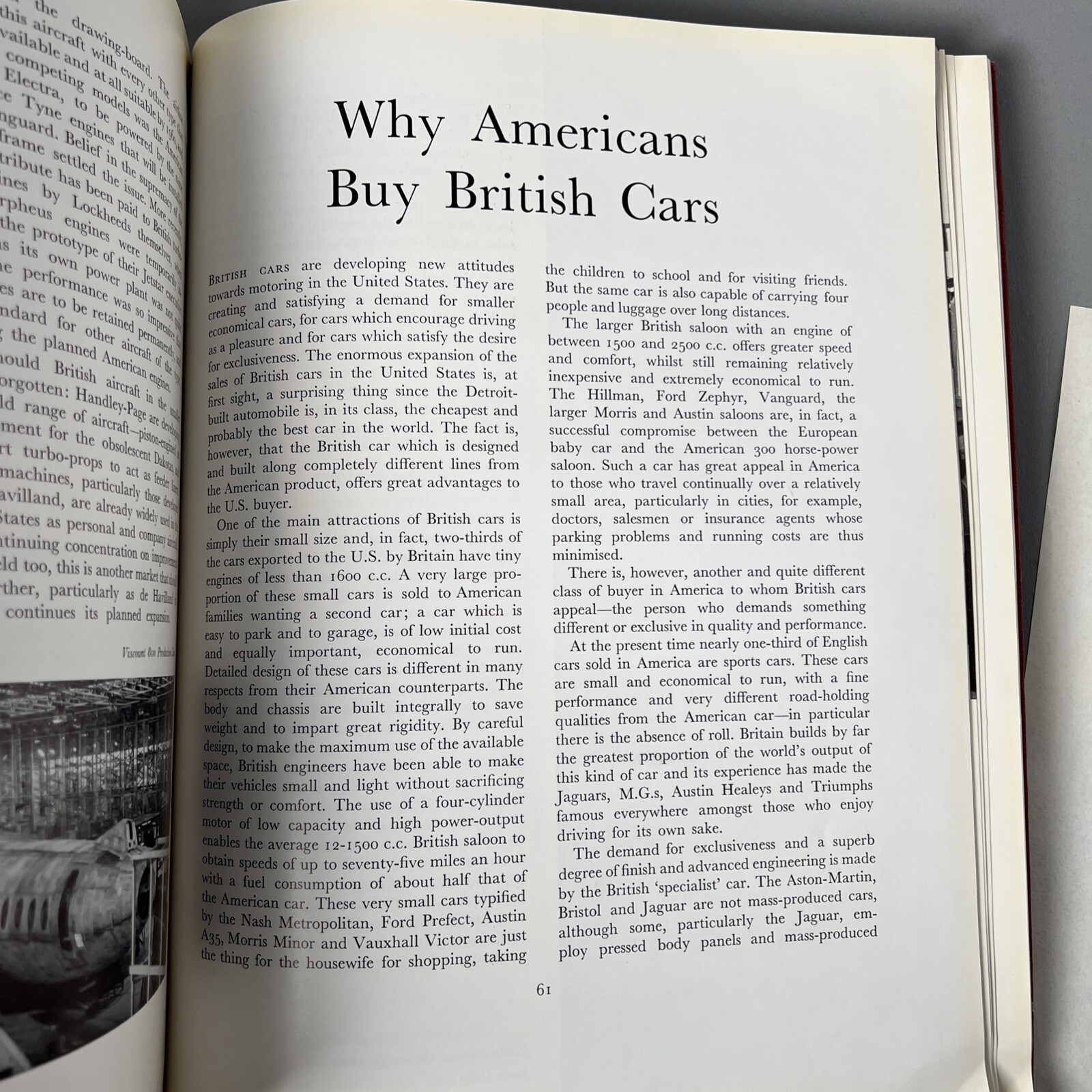 1958 Annual Review of British Industry Economist Intelligence Unit Signed Letter
