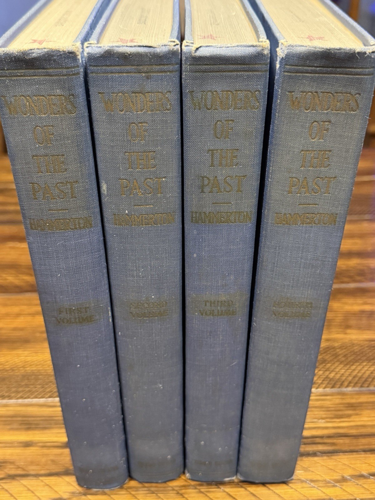 Wonders of the Past 4 Vol Set 1923-24 J A Hammerton G P Putnam Illustrated HC