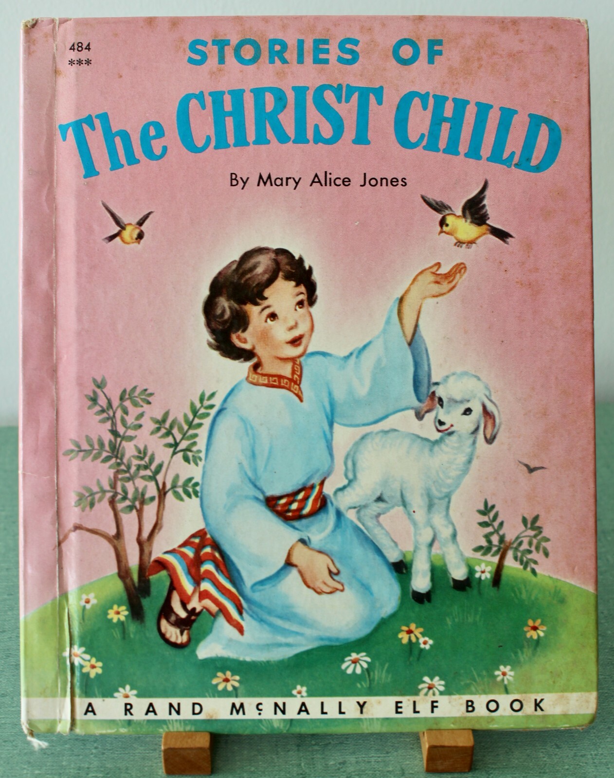 Stories of the Christ Child Rand McNally Elf Book 484 1953 Mary Alice Jones Vntg