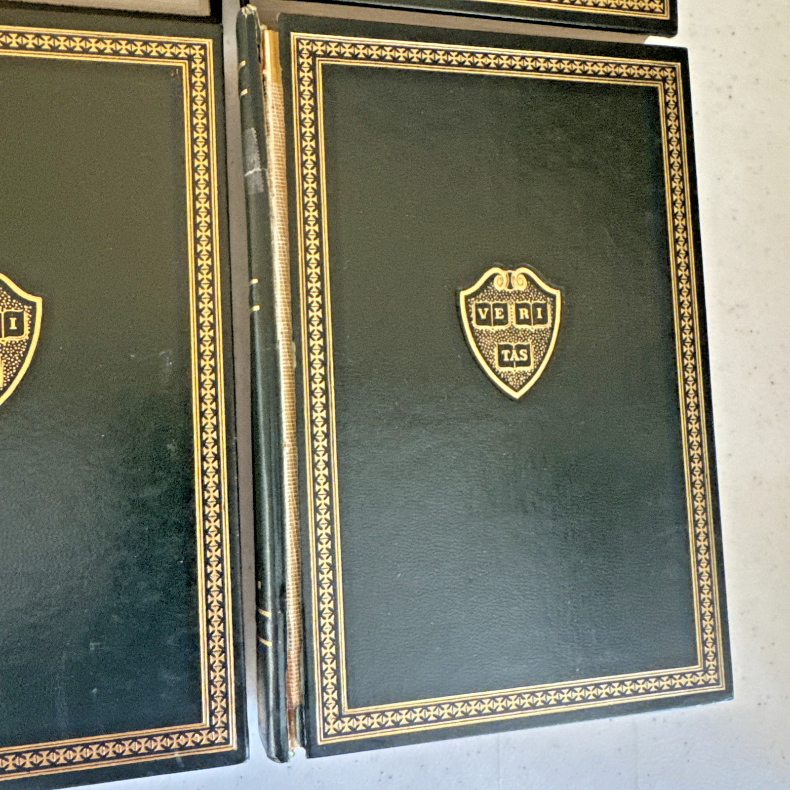 The Harvard Classics Deluxe Registered Edition 1937-38 Veritas Lot of 8 Books