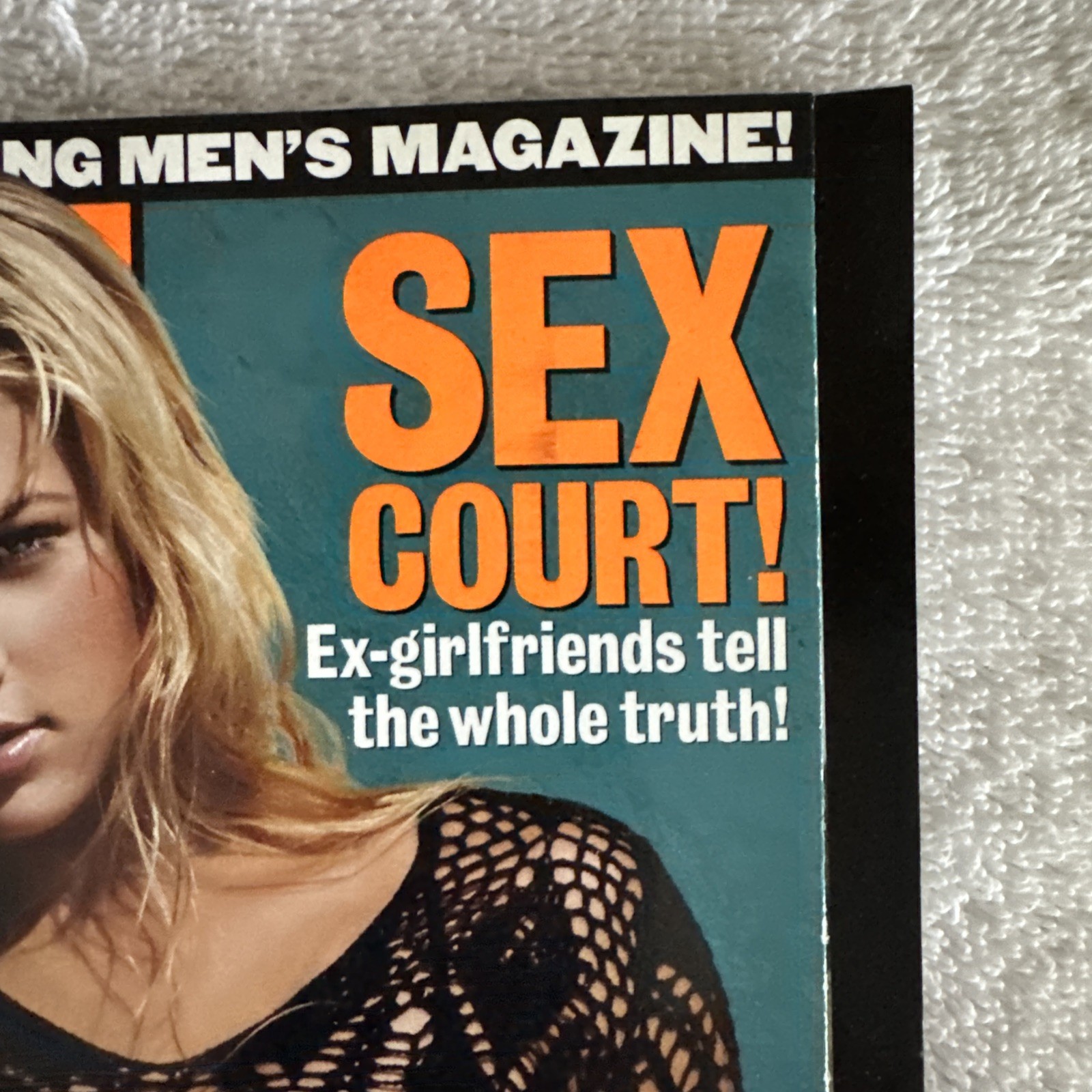 VTG ANNA KOURNIKOVA FHM Magazine September 2002 ANGIE EVERHART / TERRY BRADSHAW