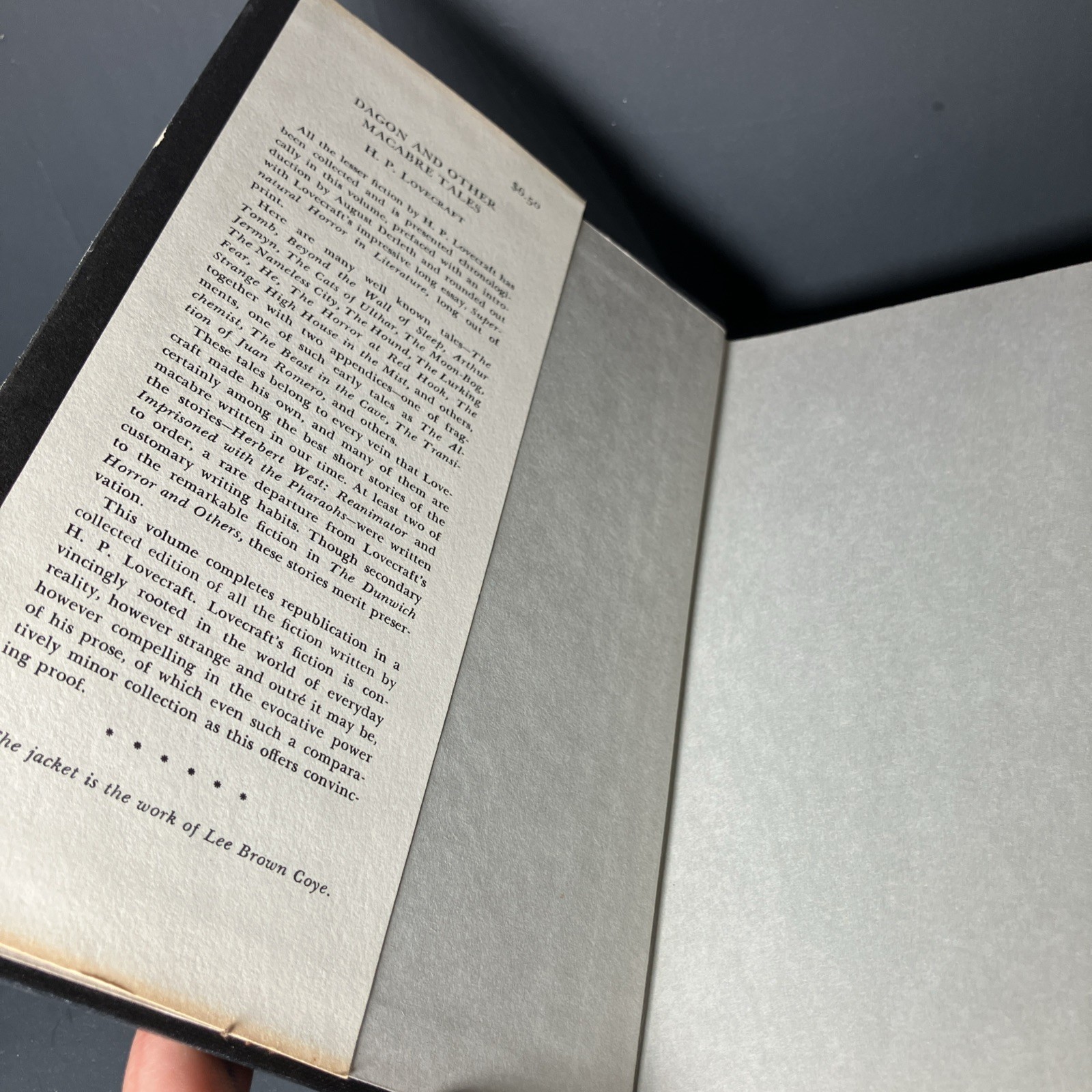 Dagon & other Macabre Tales H P Lovecraft 1965 1st Edition 2nd printing
