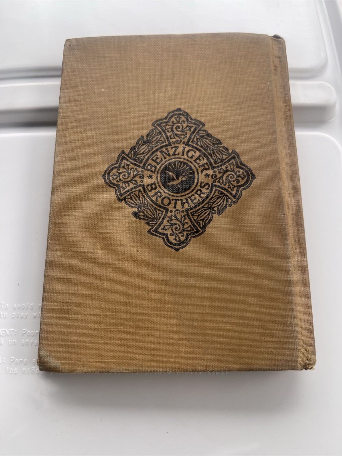 Bible Stories For Little Children 1894 Cardinal McCloskey Benzinger Brothers