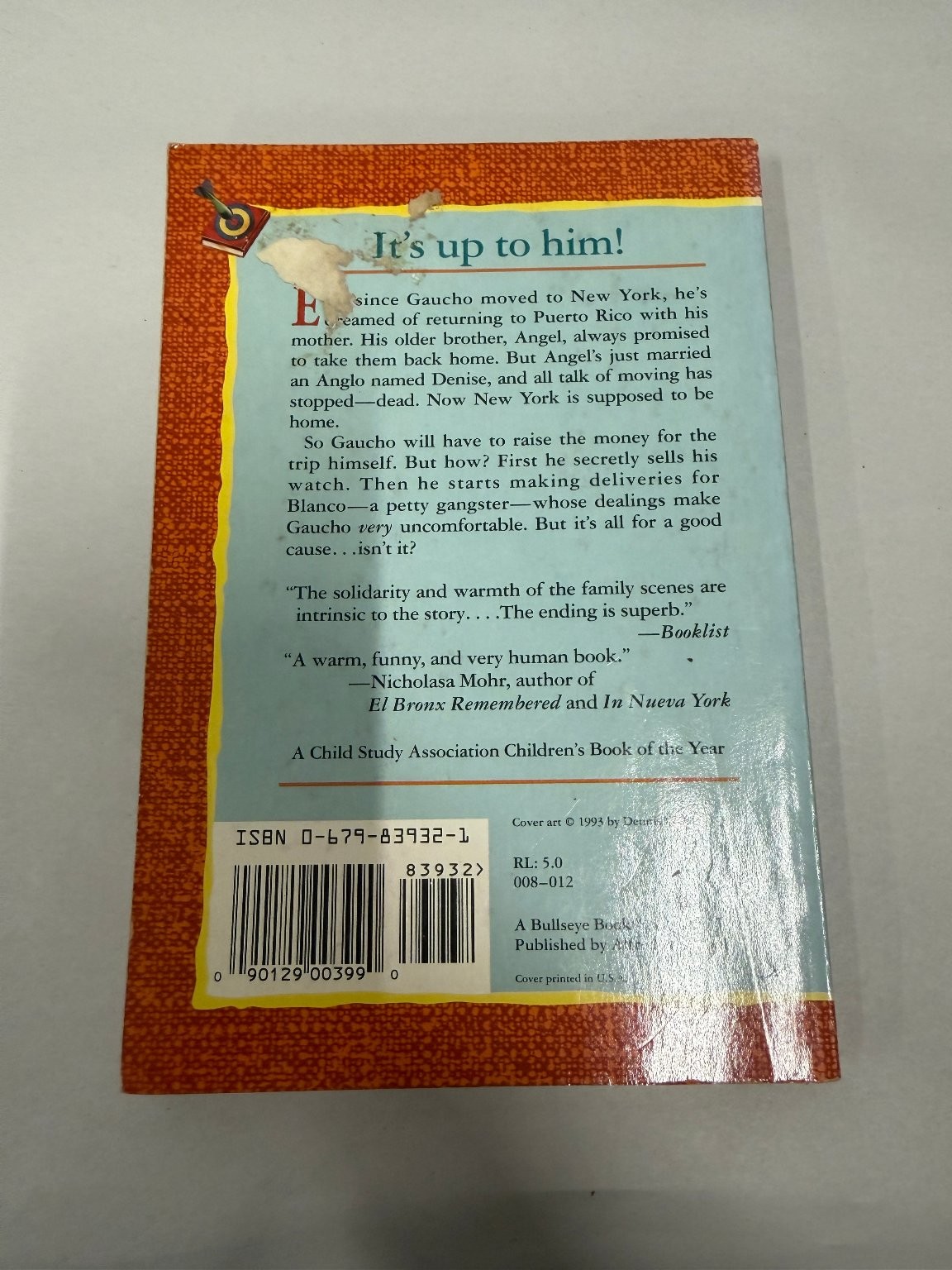 Gaucho by Gloria Gonzalez 1993 Bullseye Book Illustrated Juvenile Fiction