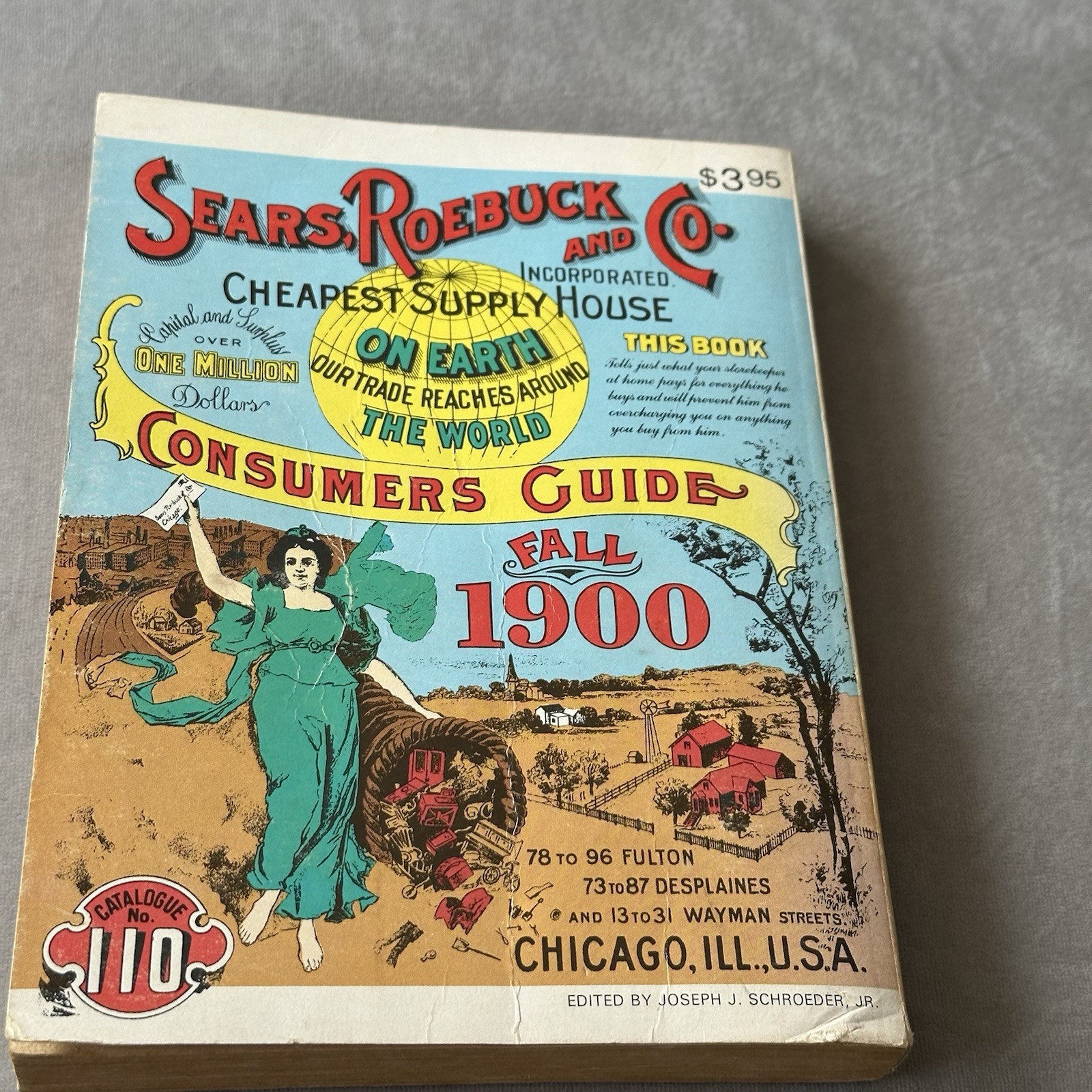 Vintage Reproduction Fall 1900 Sears Roebuck And Co Consumers Guide 1970