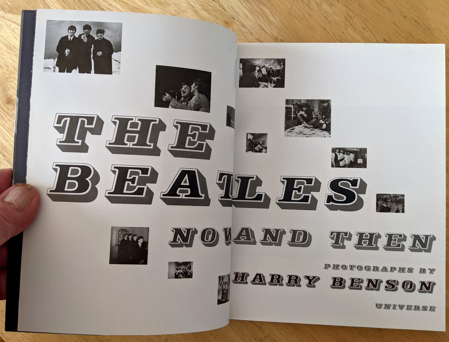 The Beatles Now And Then Harry Benson SIGNED Large Paperback