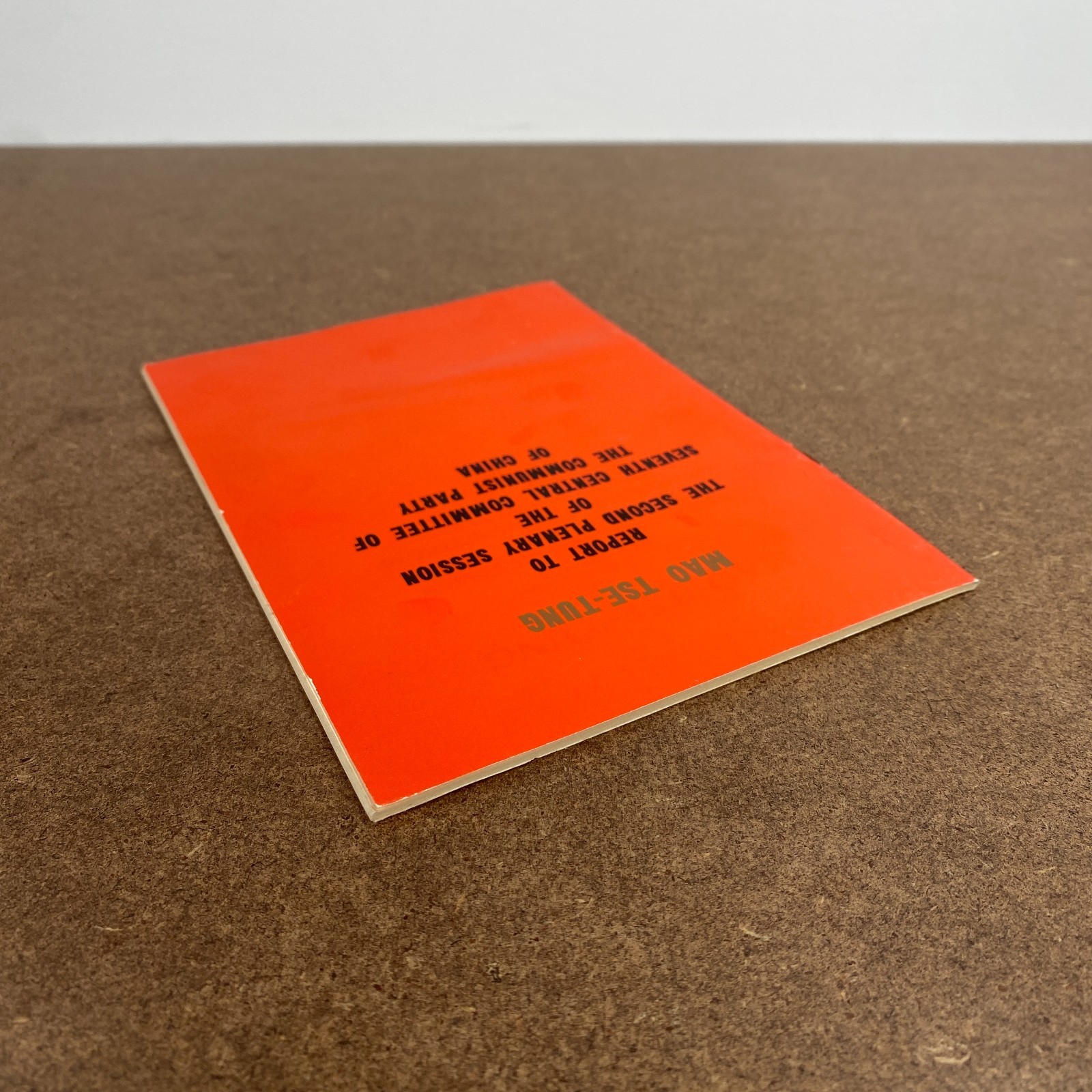 Mao Tsetung Second Plenary Session Seventh Committee Communist China 1st Edition