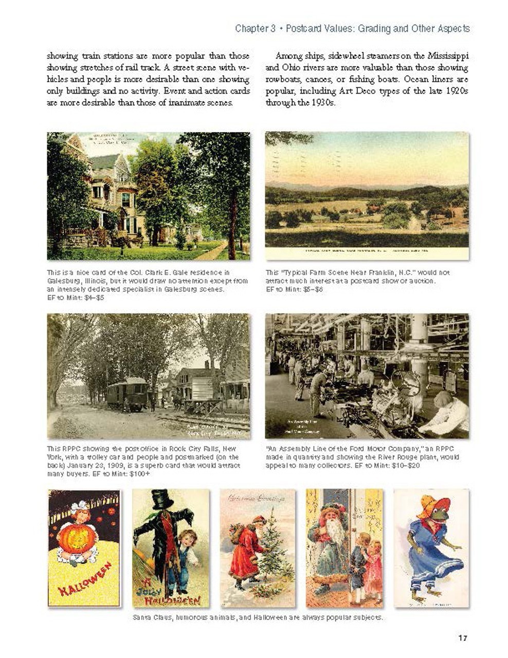 Guide Book of Collectible Postcards Collector Christams Gift Color Catalog 2020