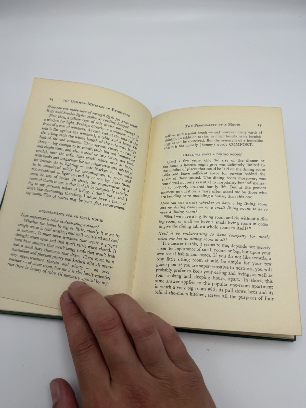 1939 Emily Post 101 Common Mistakes In Etiquette Hardcover A D Steinbach Book
