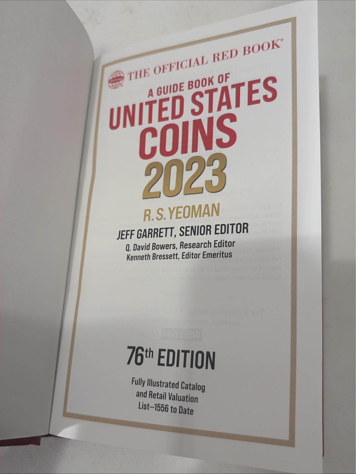 2025 Red Book 78th Edition Hardcopy “A Guide Book of US Coins”