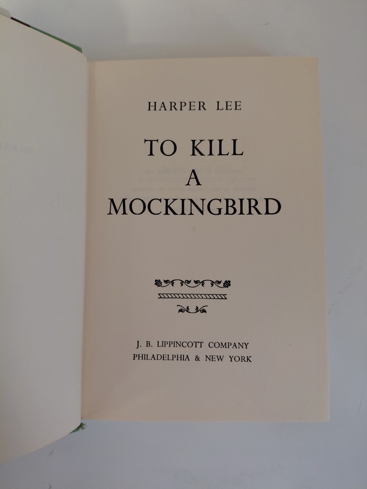 To Kill A Mockingbird, by Harper Lee, 7th Edition Hardcover 1960