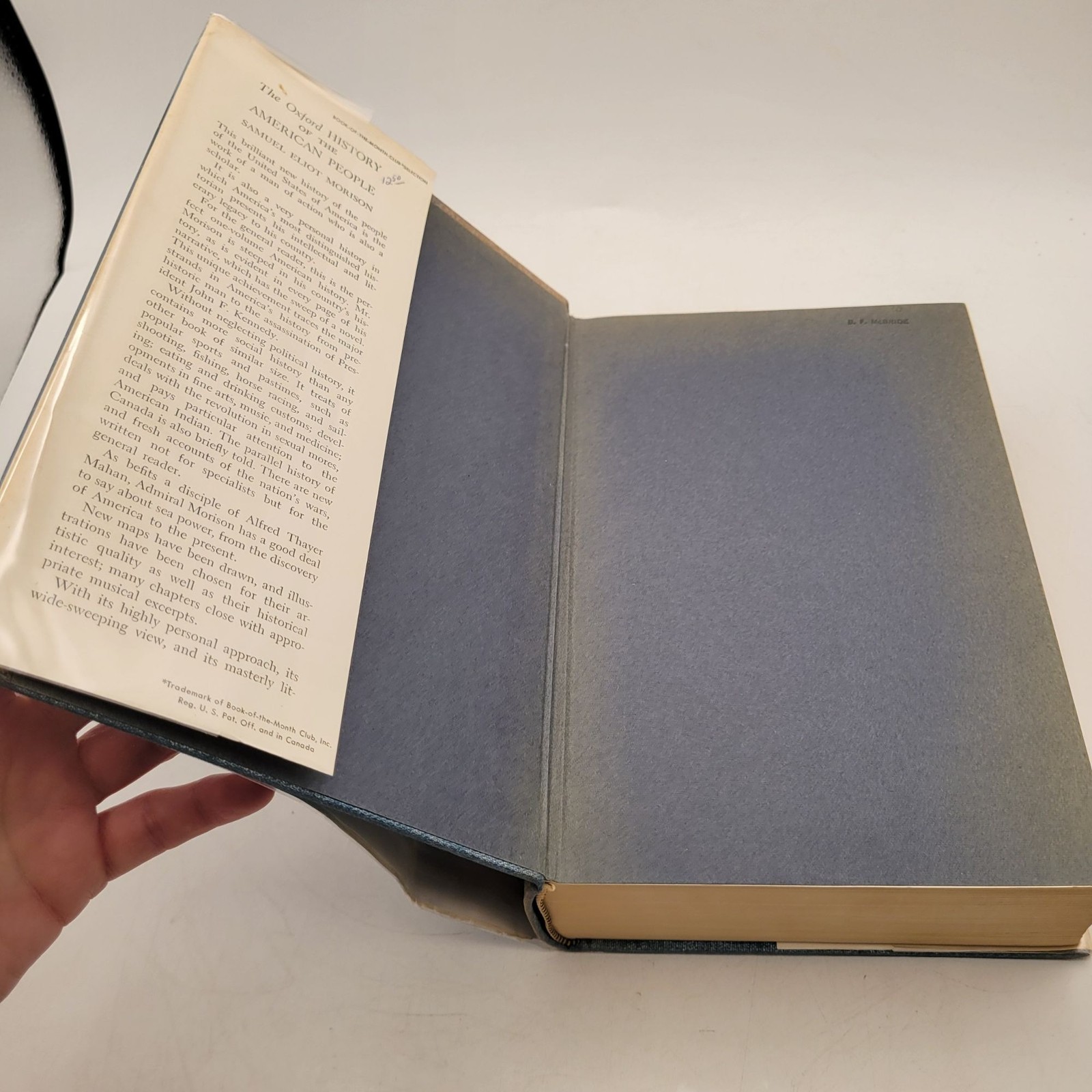 The Oxford History of the American People by Samuel Elio Morison 1965 HCDJ 2nd
