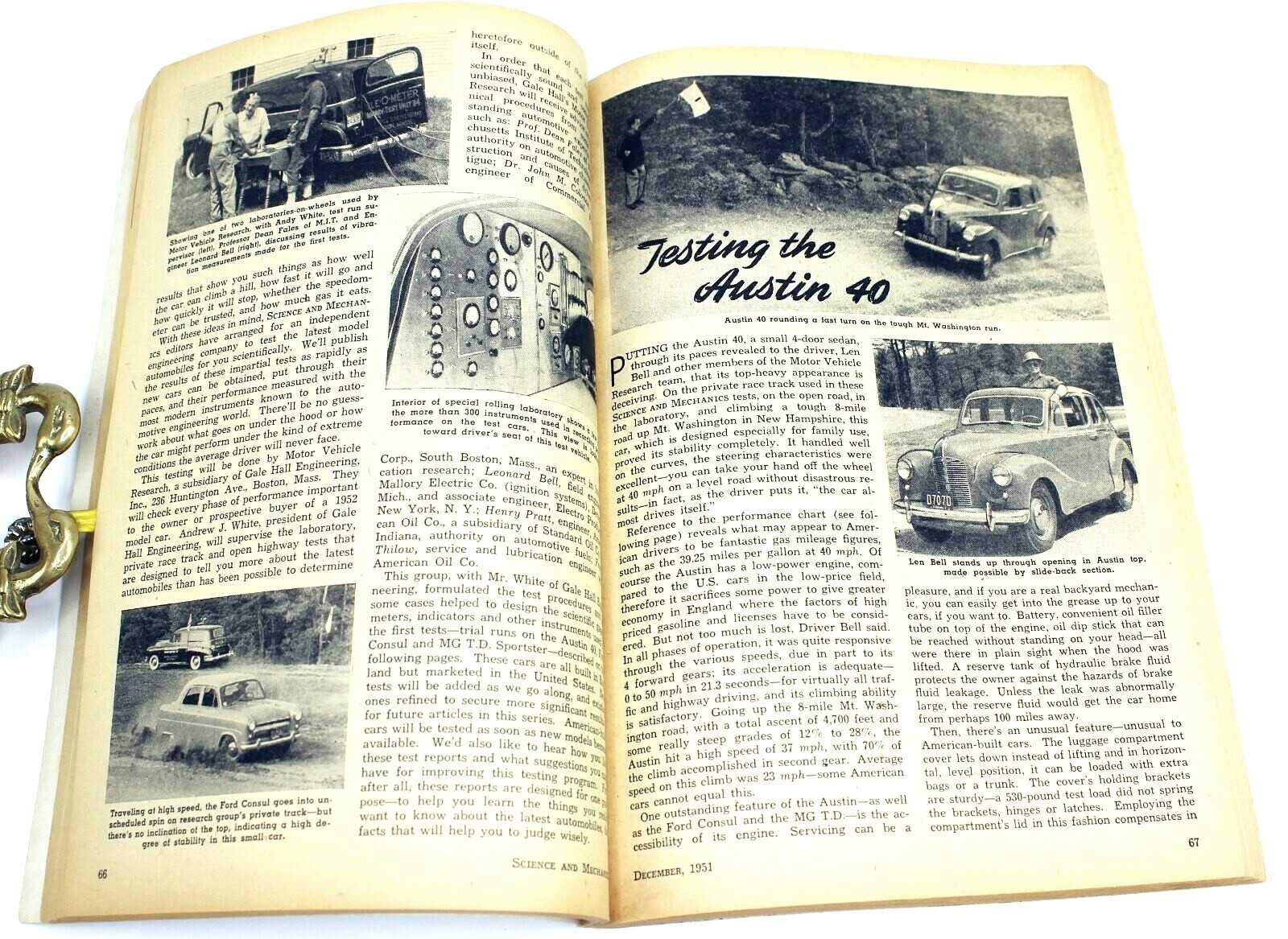 1951 SCIENCE AND MECHANICS MAGAZINE MG Sportster LeSabre TOYS Hornet Hydroplane