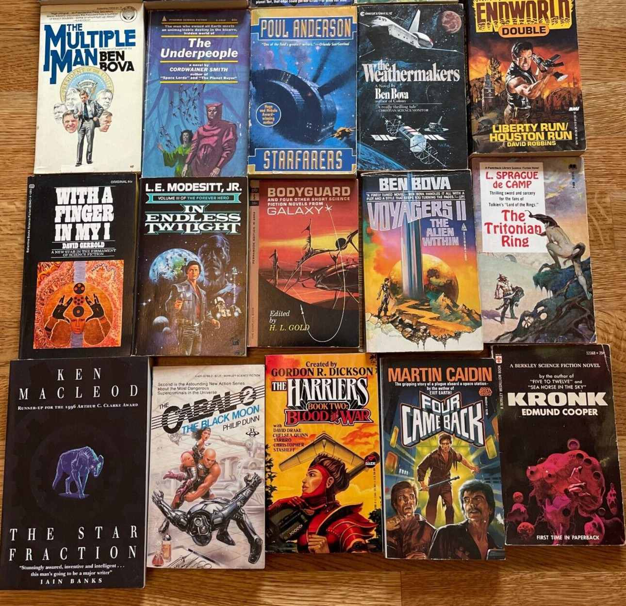 10X All Science Fiction Scifi Random Mix Paperback Books Vintage 1960s+ Lot