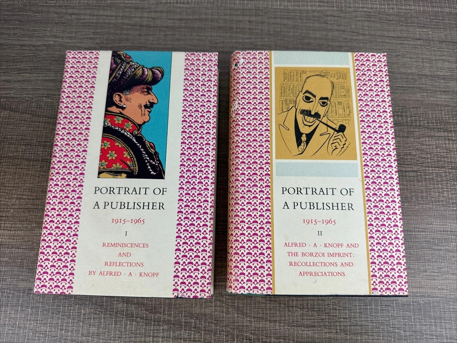 Portrait of a Publisher A.A.K. 1915-1965 Alfred A Knopf 2 Book Set HCDJ Slipcase