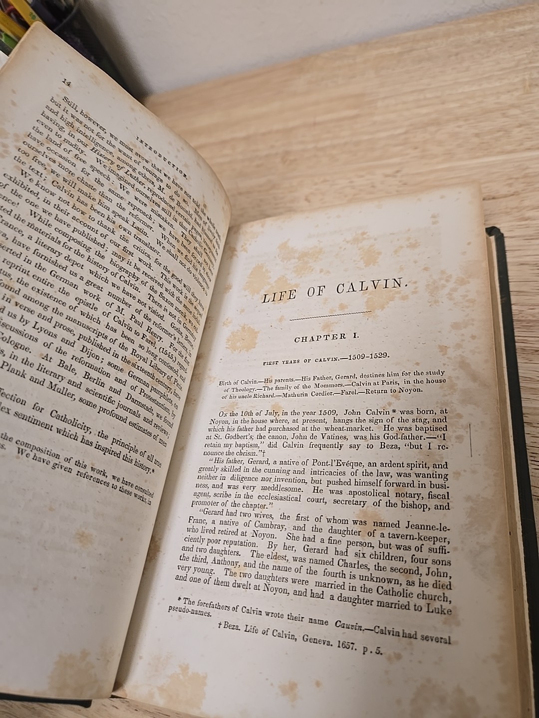 1850s (?) Vintage Book: Life, Works, And Doctrines Of John Calvin By Audin