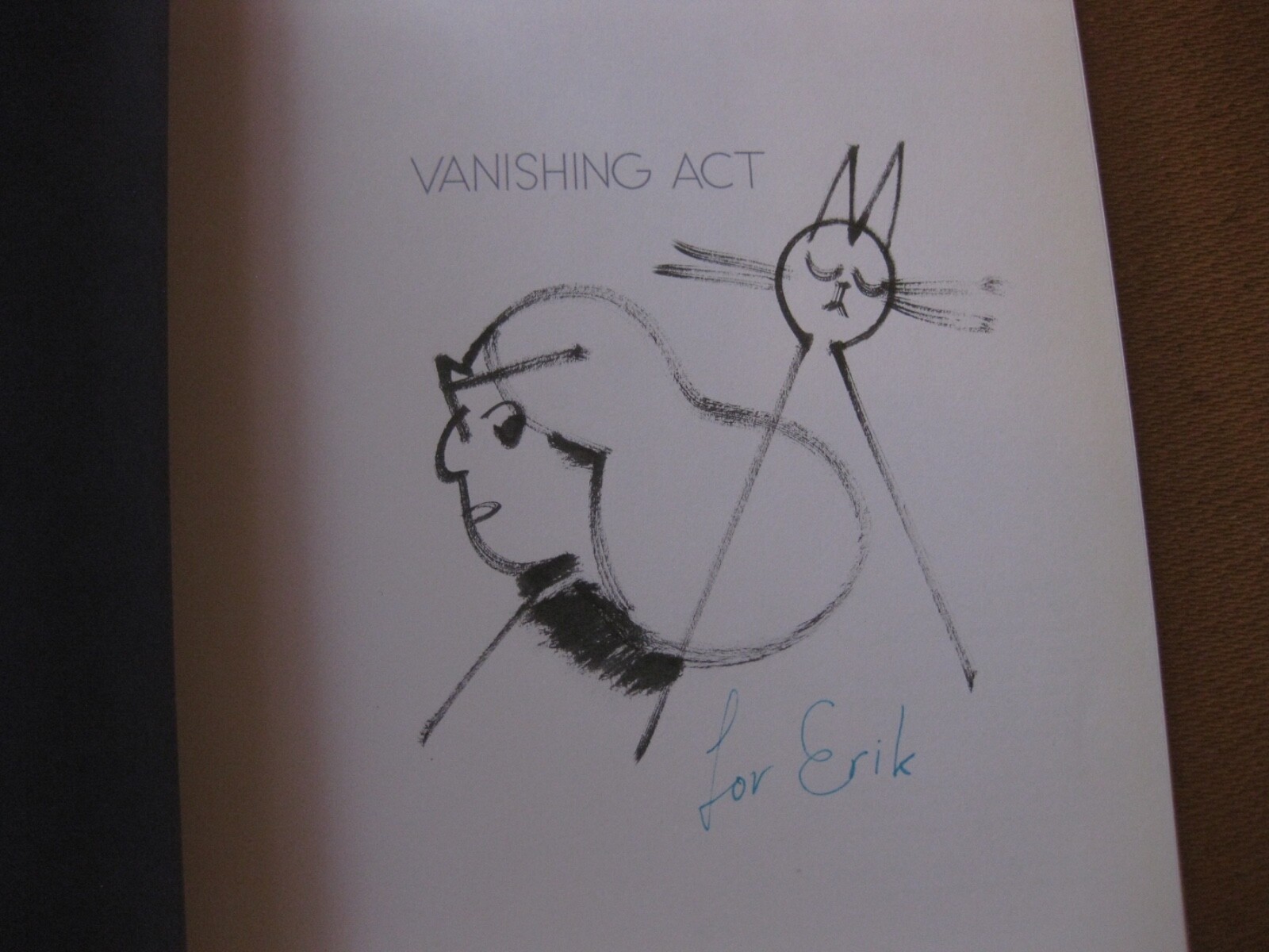 SIGNED – VANISHING ACT by Roman Muradov – 1st – HC 2018 – fine – graphic novel