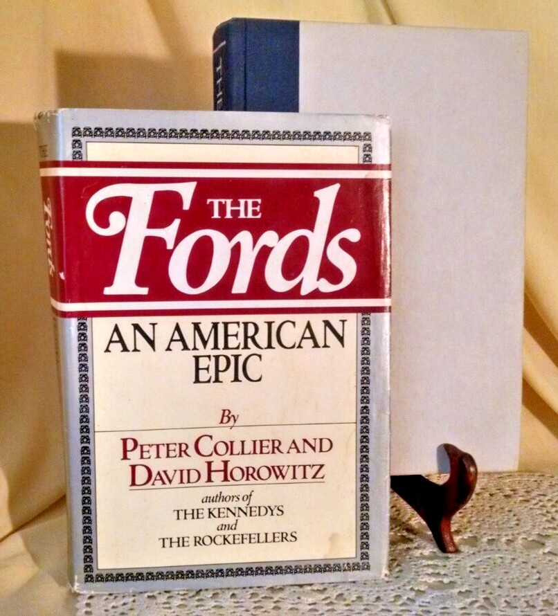 FORDS AN AMERICAN EPIC BY PETER COLLIER DAVID HOROWITZ HC/DJ SUMMIT 1987 ILLSTD.