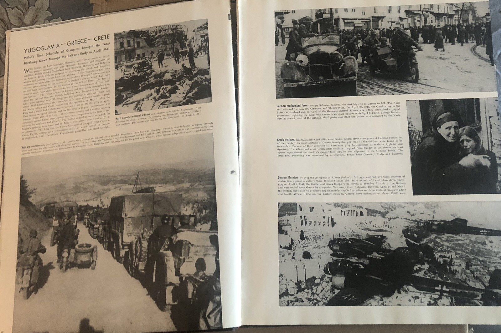 Collier’s Photographic History of World War II 1946 Hardcover WWII Photo Book