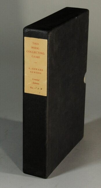 A EDWARD NEWTON / This book-collecting game 1928 Books on Books
