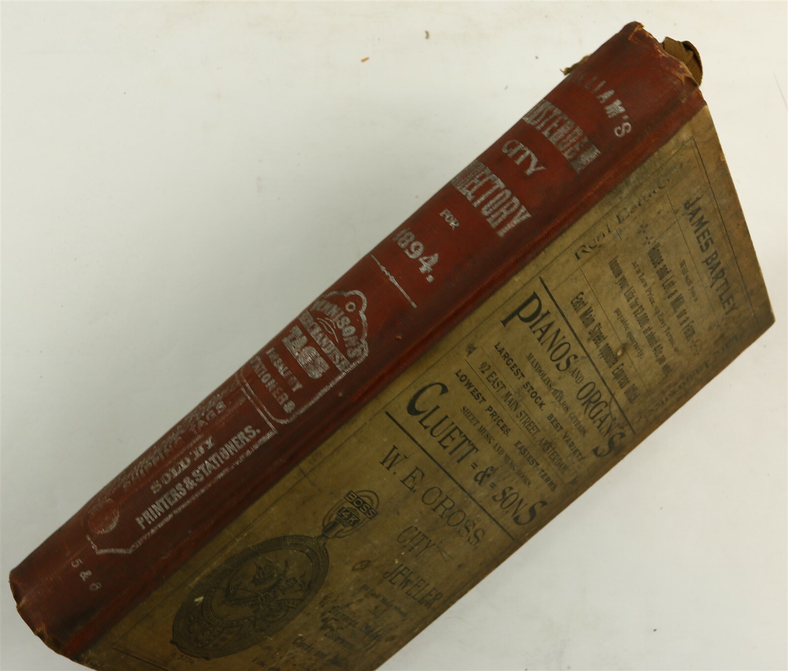 Amsterdam, NY (Montgomery County, New York) City Directory 1894 1800’s Book