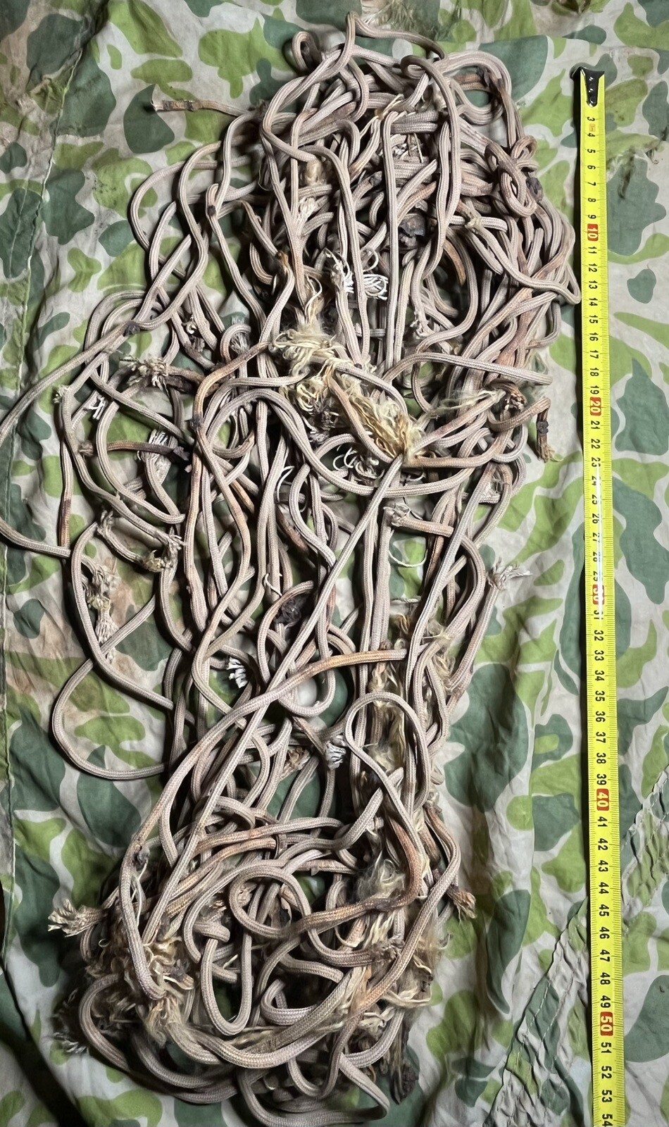 US WW2 82nd Airborne T5 Parachute Cord Bulk WW2 WWII Original Relic For Cord