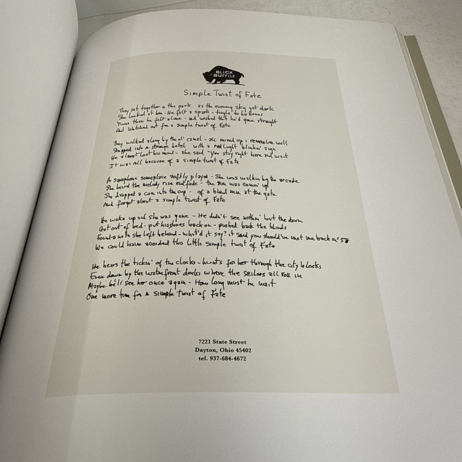 Bob Dylan Mondo Scripto 2018 Full Exhibition Catalogue Halcyon Gallery – VGC