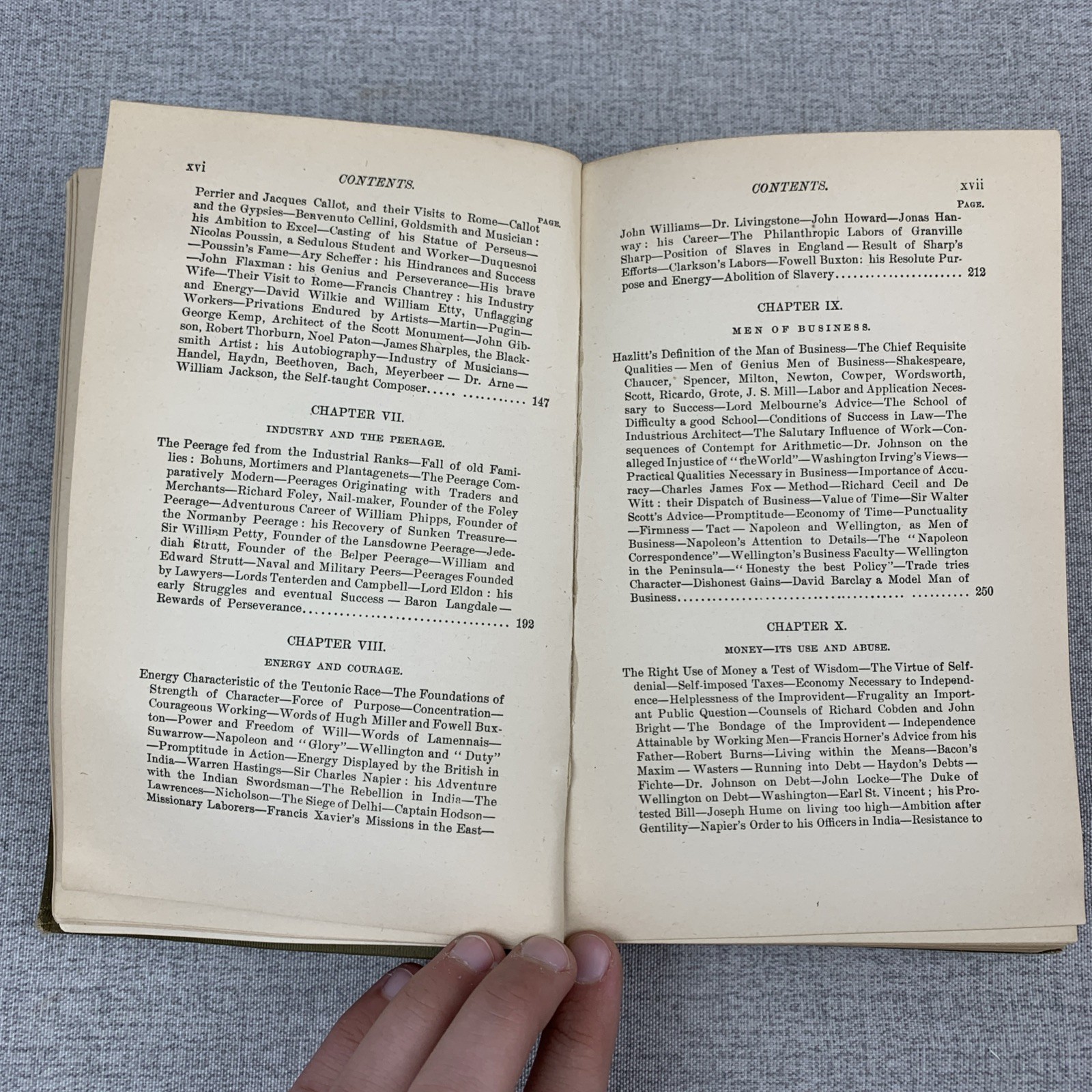 Self-Help Character, Conduct, And Perseverance By Samuel Smile Antique Book