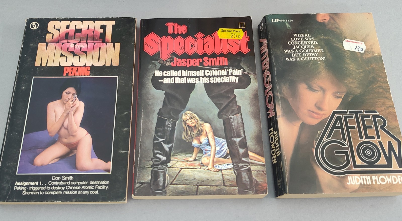 Lot of 21 paperback erotic cult thrillers Sin City Satan’s Mistress occult