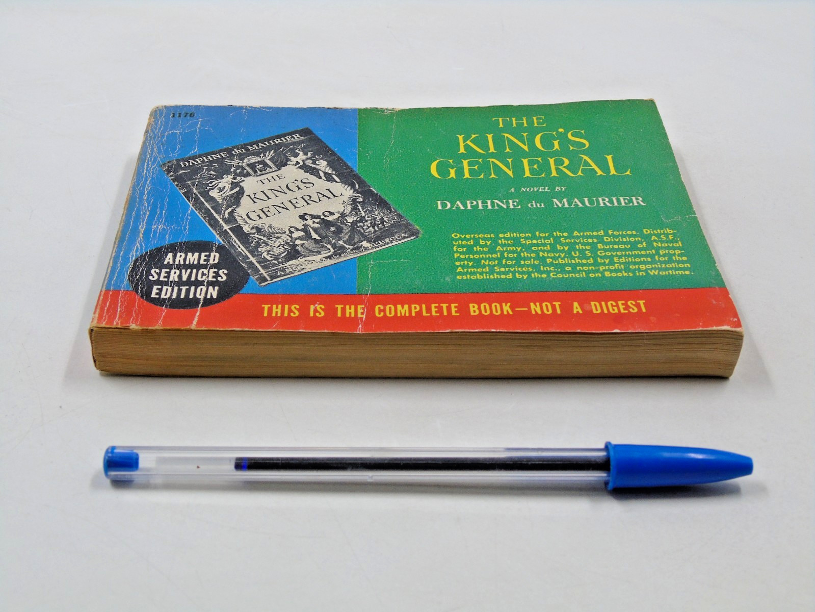 Vintage The King’s General 1946 By Daphne du Maurier Armed Services Edition Book