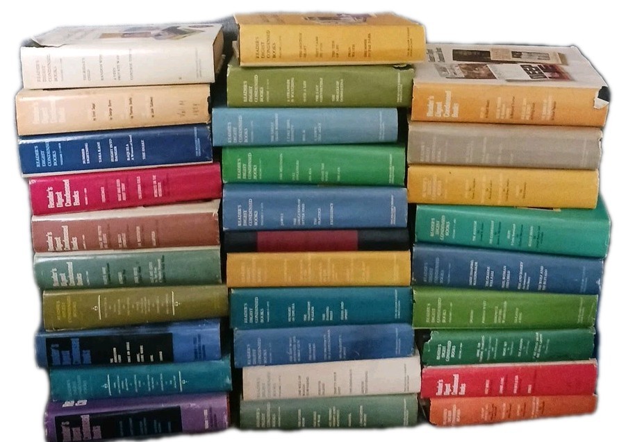 Readers Digest 1968-1990 Vintage Condensed Books with Decorative Cover Lot Of 30