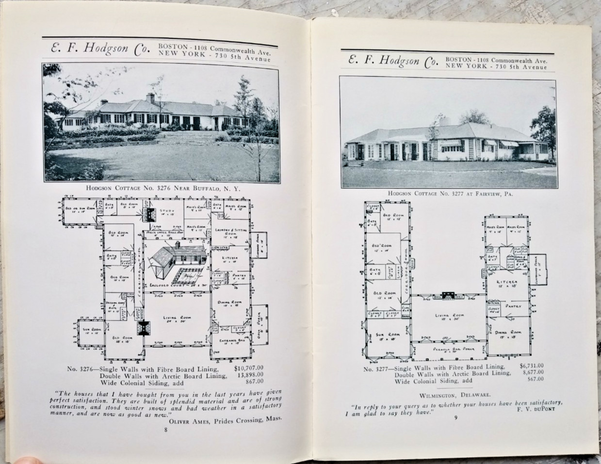 Hodgson Houses 1932 Historic Prefabricated Panelized Homes Massachusetts