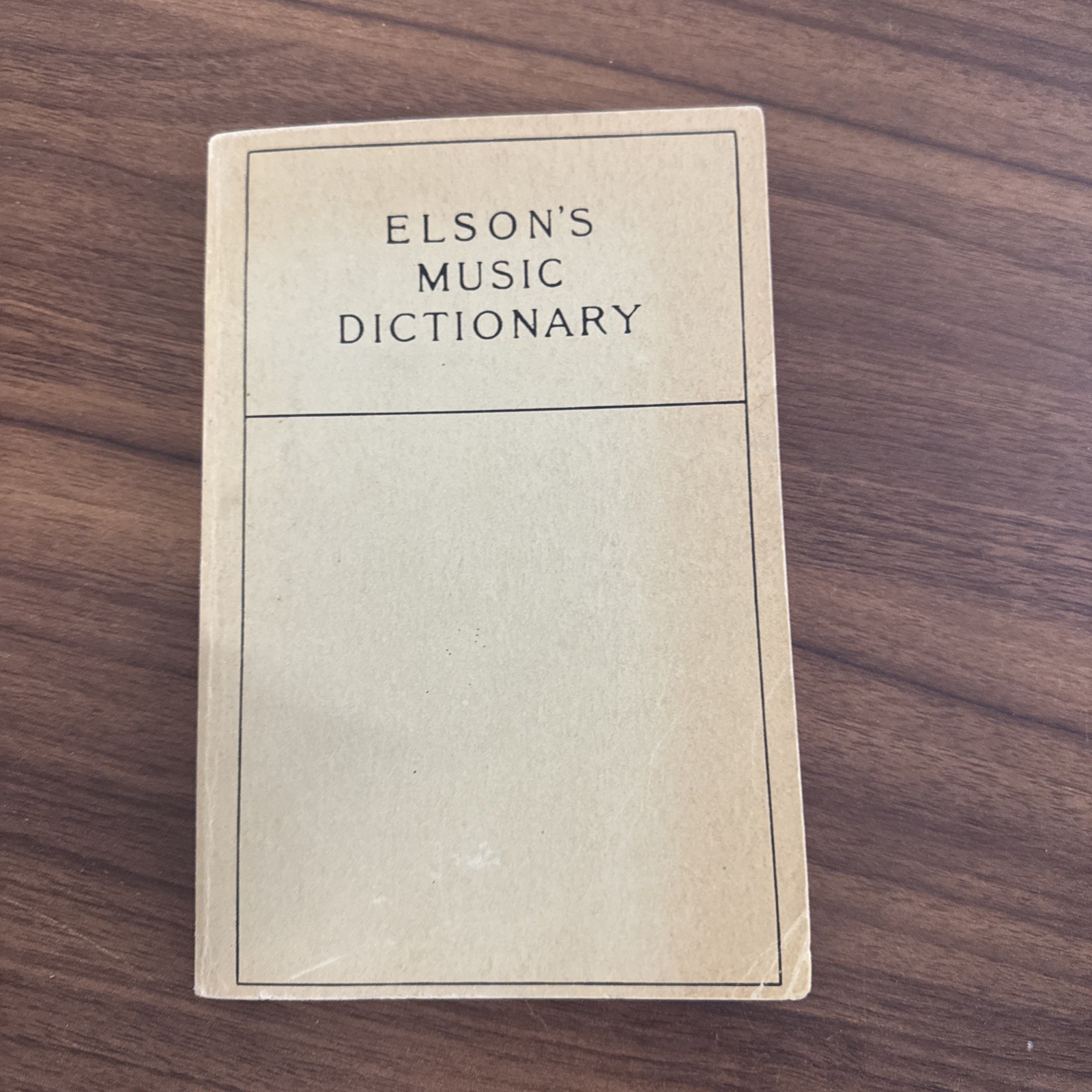 Elson’s Music Dictionary (signed)