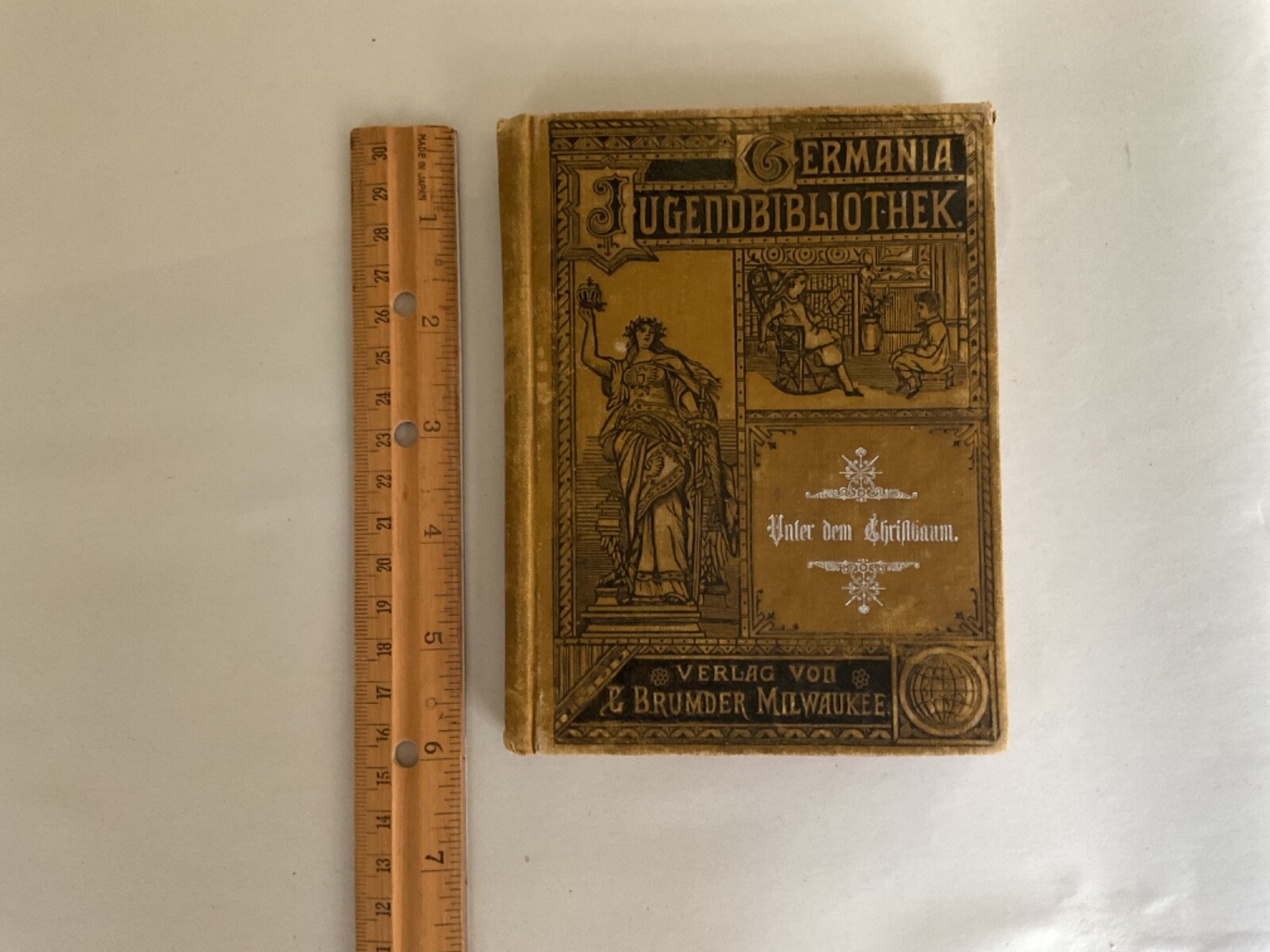 1887 Germania Jugendbibliothek High German Script Children’s Bible