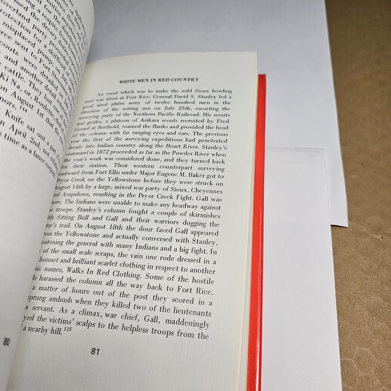 AUTHOR INSCRIBED 1ST EDITION? “BLOODY KNIFE” CUSTER’S SCOUT BOOK WILLISTON ND