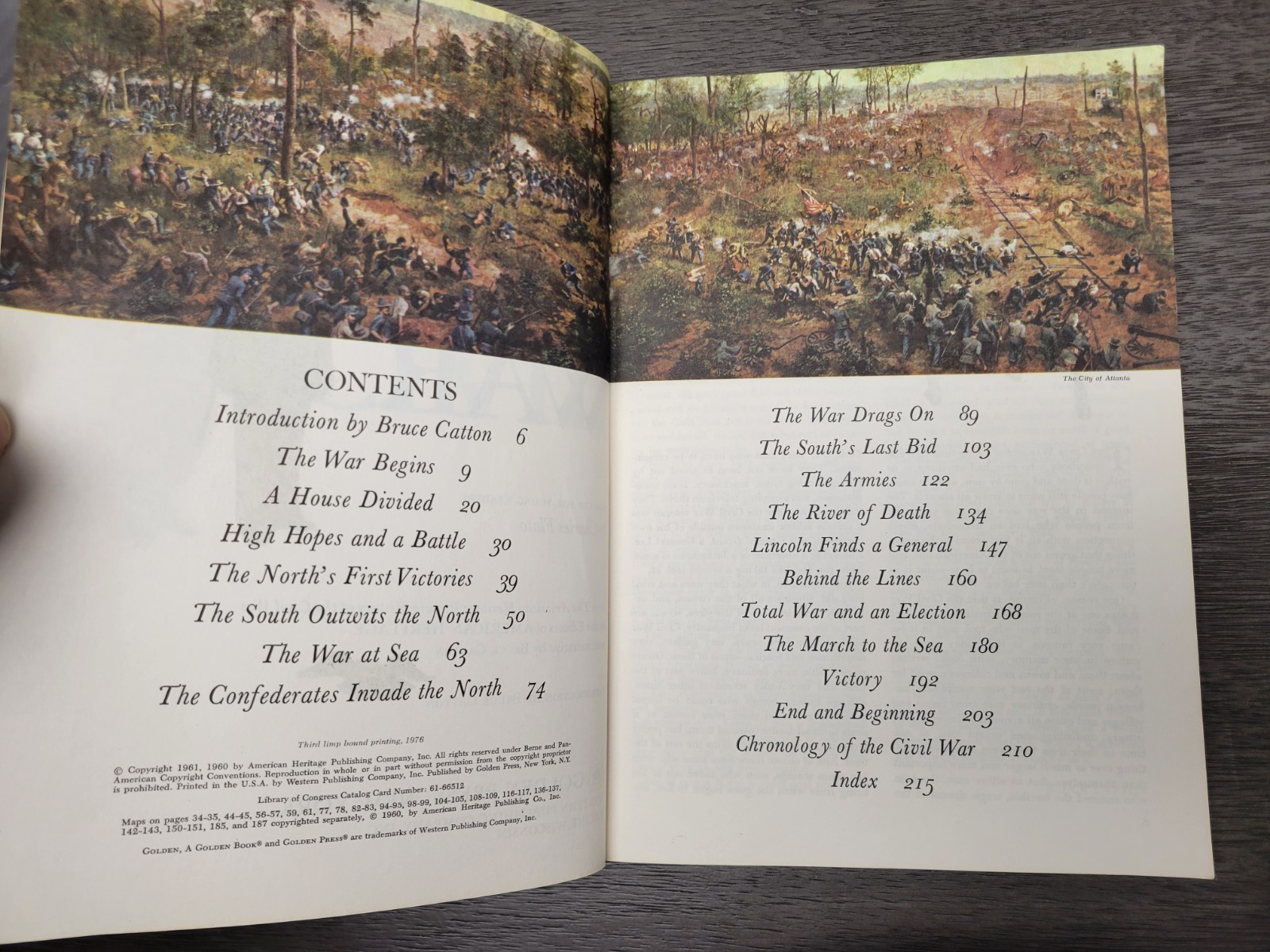 The Golden Book of the Civil War Charles Flato 1976 Paperback Edition