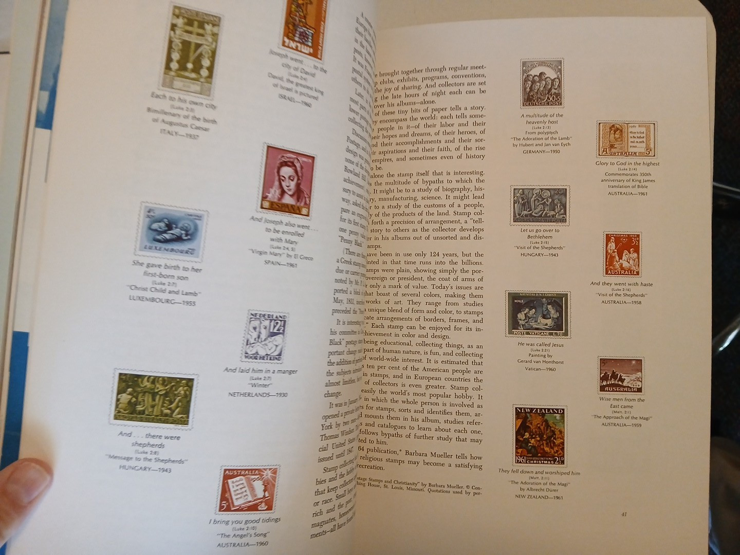 1965 American Annual of Christmas Literature & Art Vol. 35 First Edition Vintage