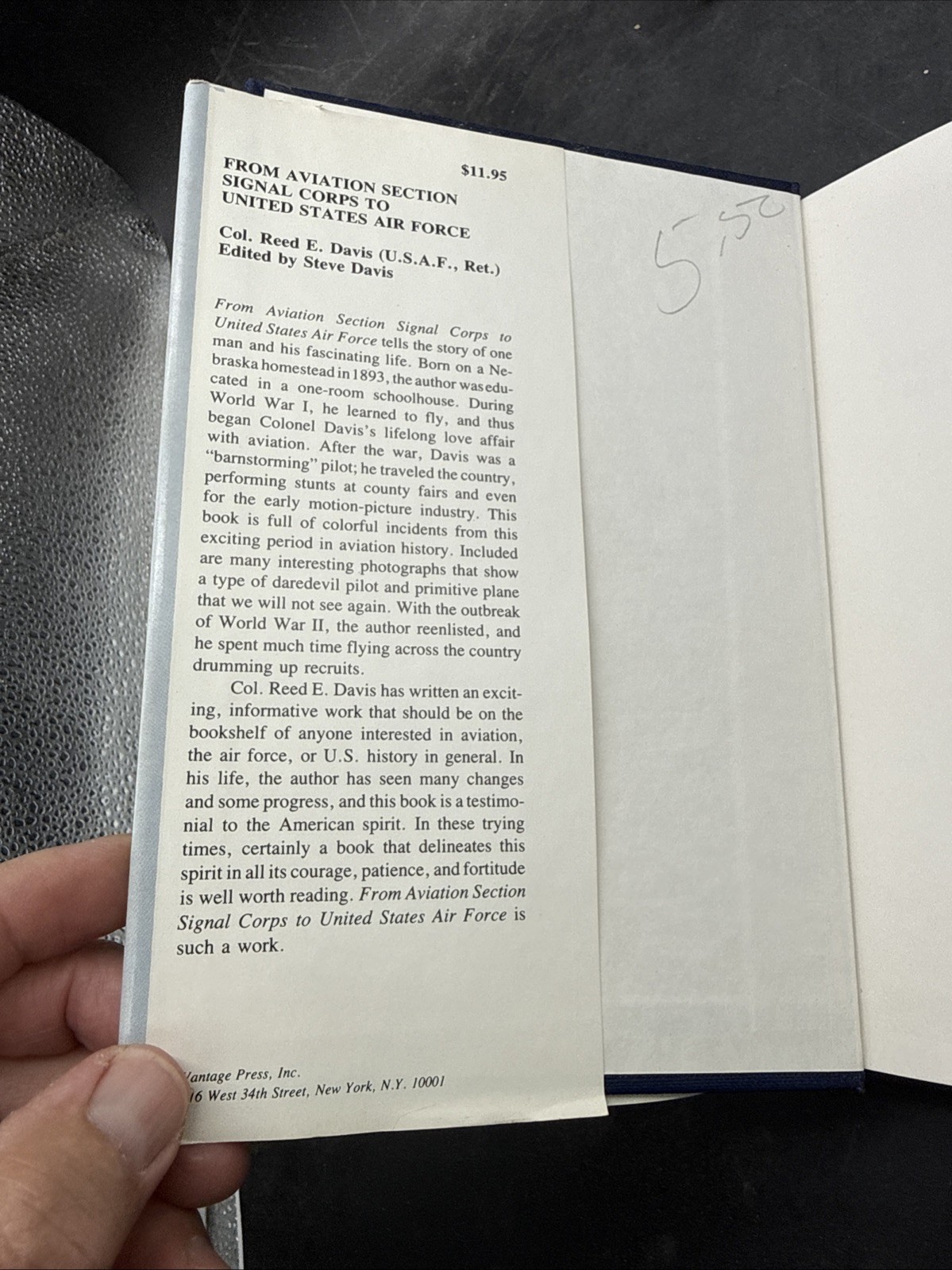 From Aviation Section Signal Corps To United States Air Force Davis HC/DJ 1st Ed