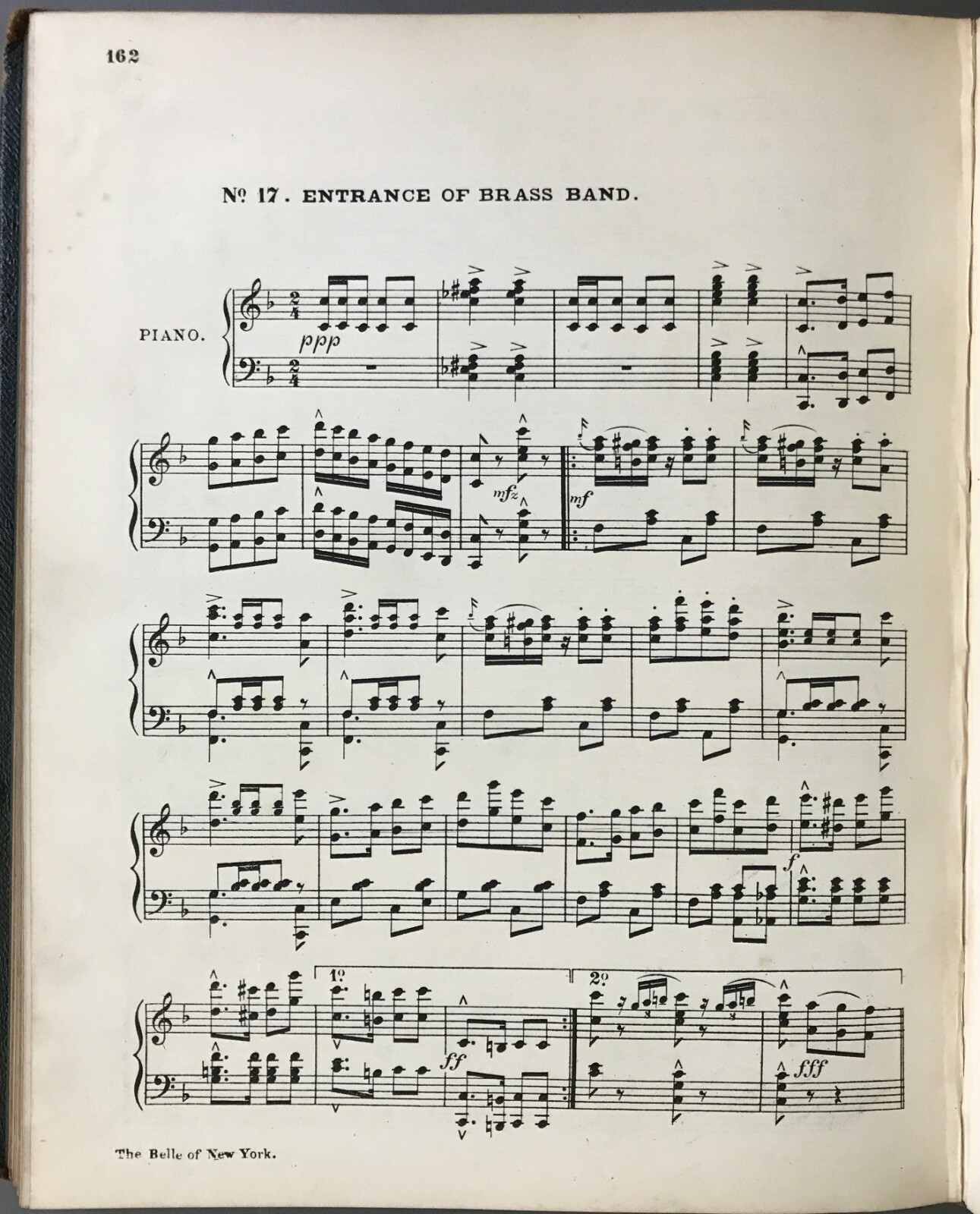 Hugh Morton and Gustave Kerker The Belle of New York Hopwood & Crew 1898
