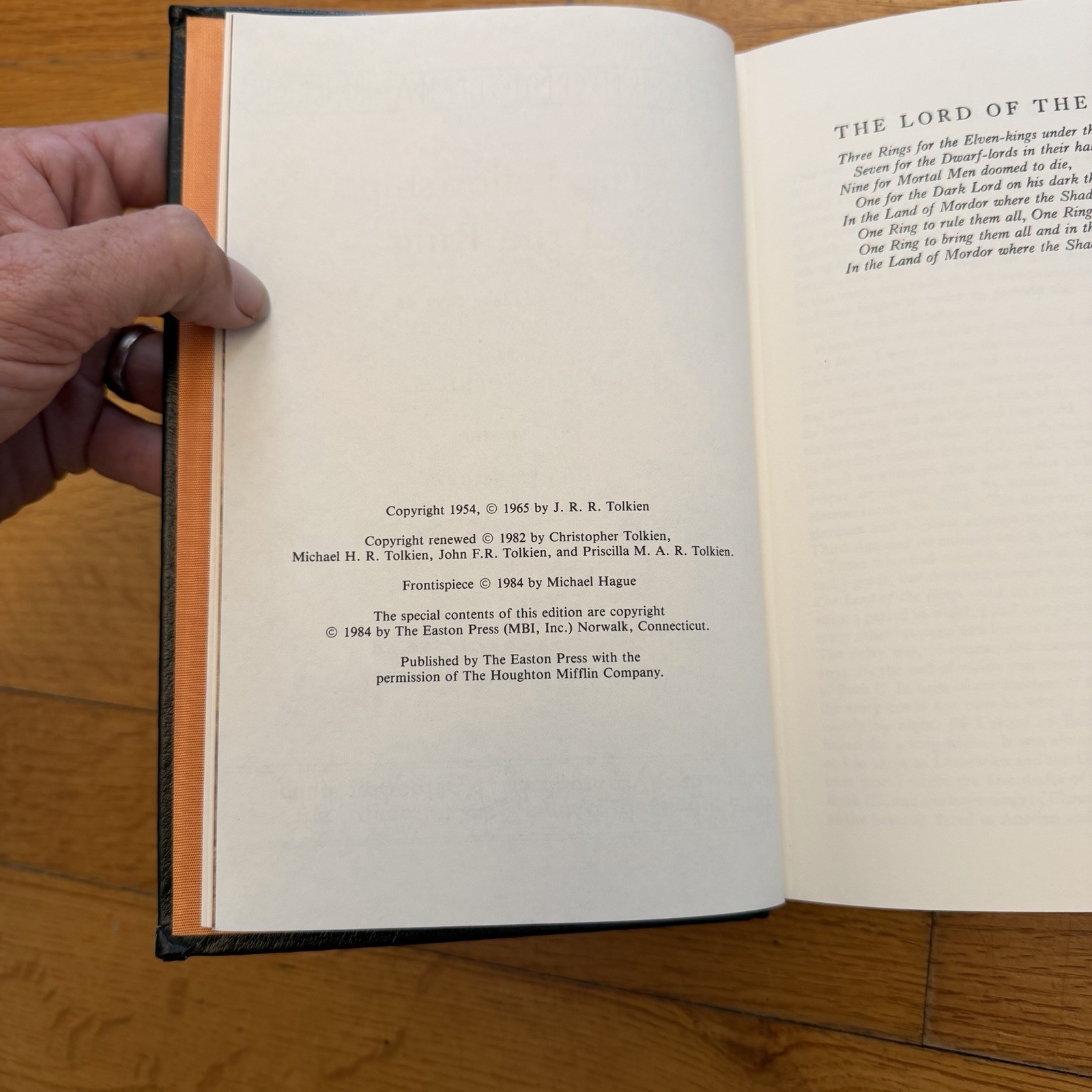 J.R.R. Tolkien The Fellowship of The Ring Collector’s Edition 1984
