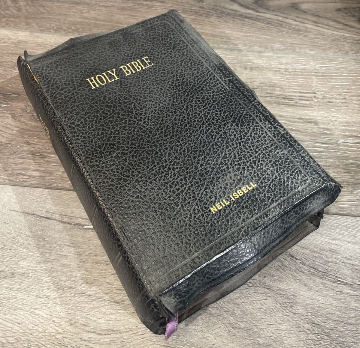 Holy Bible KJV 1947 Red Letter Large Type Spencer Press Genuine Leather