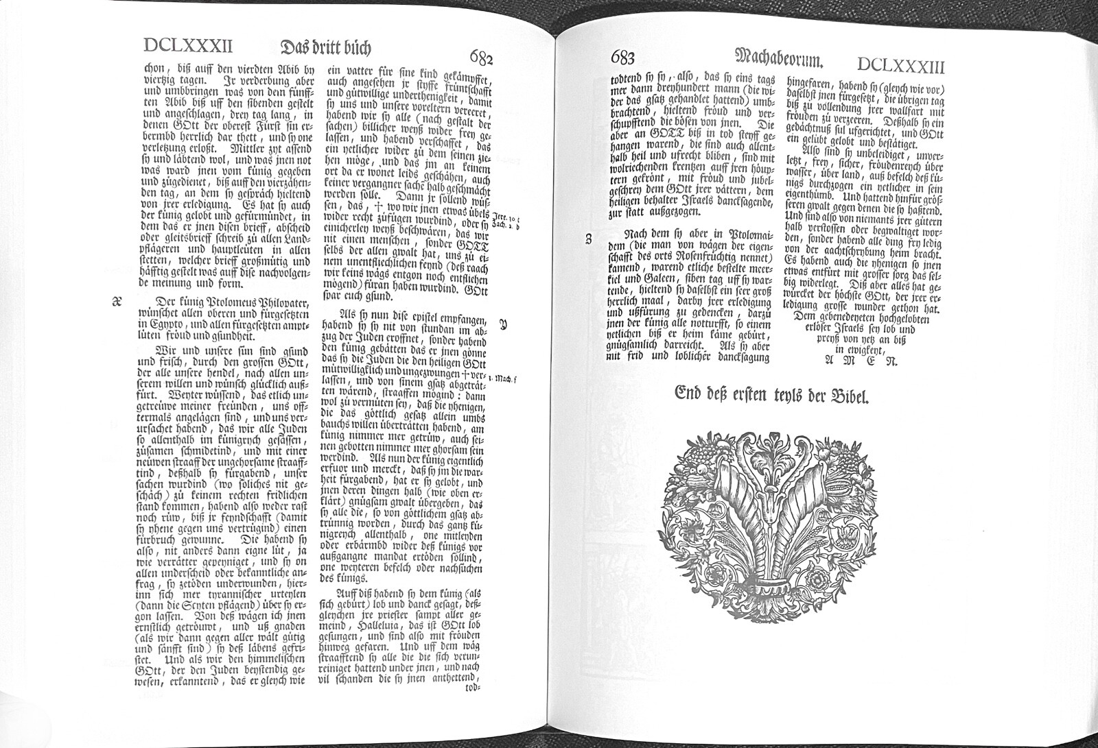 FROSCHAUER BIBEL 1536-1744-1975-2014 Amish Mennonite Hutterite Anabaptist Bible
