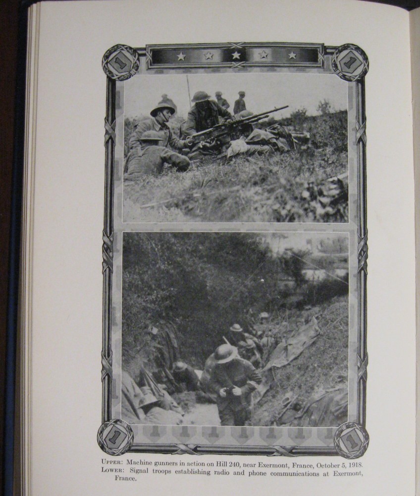 Unit History of The First Division During the World War 1917-1919 WWI Book 1922